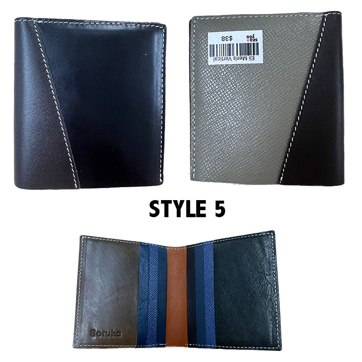 Eli Men's Vertical Wallet Soruka
